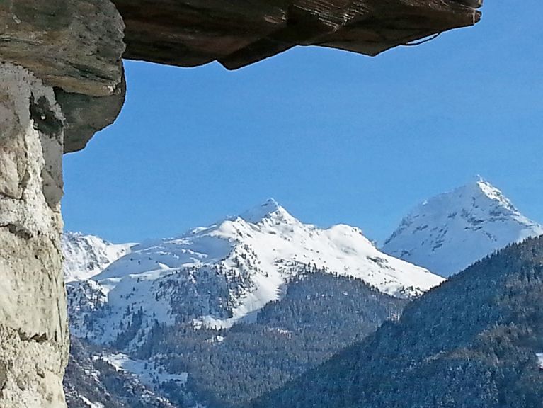Chalet Villaroger met buiten-whirlpool en infraroodsauna