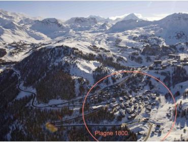 Skidorp Centrale ligging in bosrijke omgeving van skigebied La Plagne-3