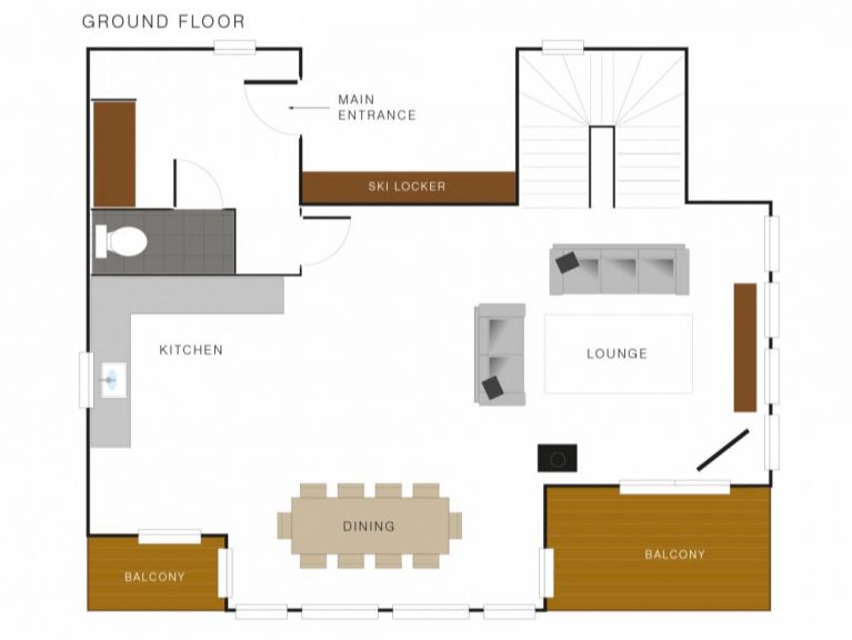 Chalet de Bellecôte Type 3, La Belle Maison