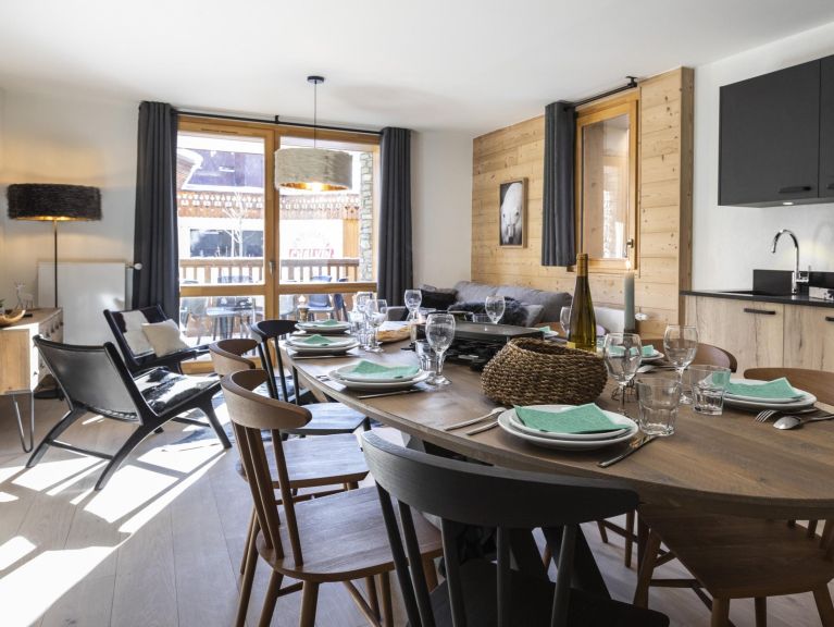 Appartement Neige et Soleil met cabine