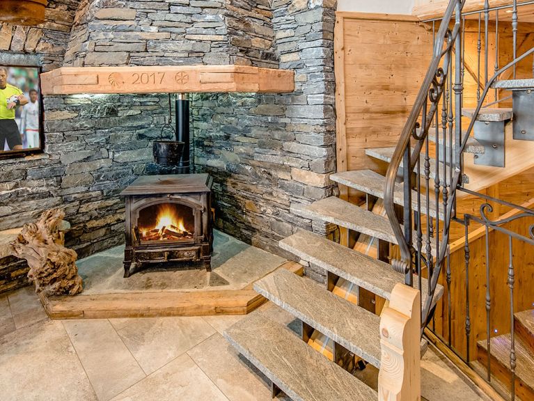 Chalet Le Pré Rene, met sauna en buiten-whirlpool