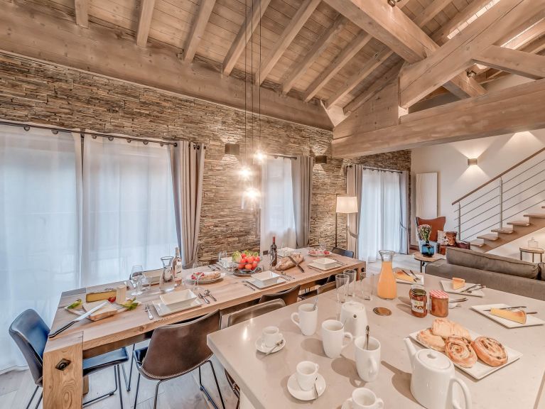Chalet-appartement Eagle Lodge met whirlpool