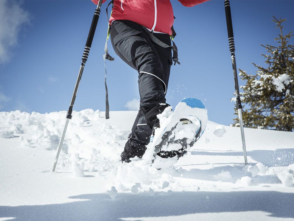 Sneeuwschoenwandelen