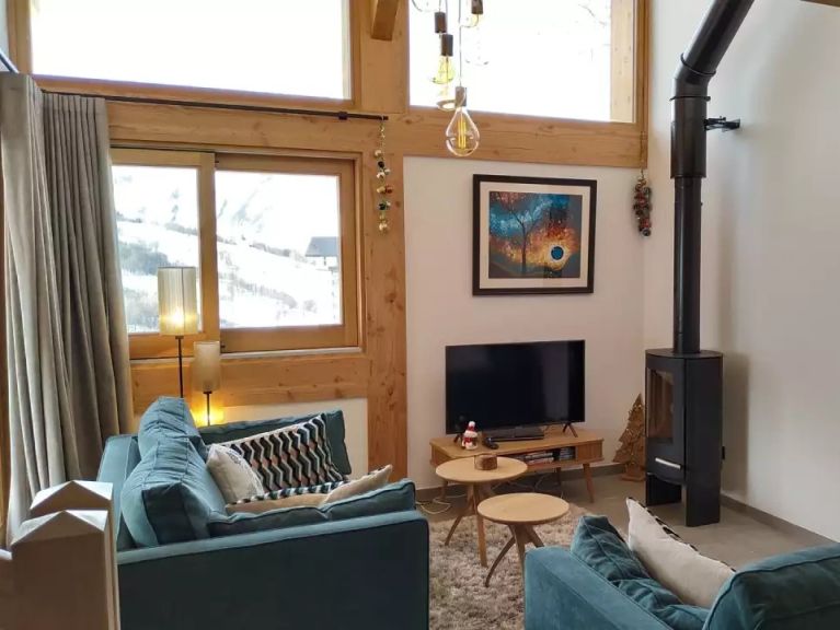 Chalet Caseblanche Serendipity met houtkachel en sauna