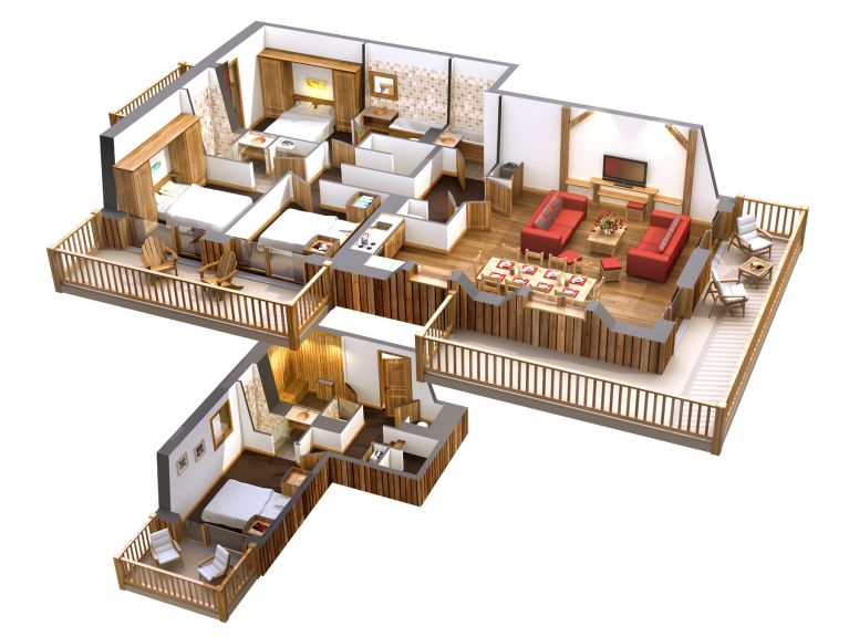 Chalet-appartement La Source des Arcs met privé-sauna