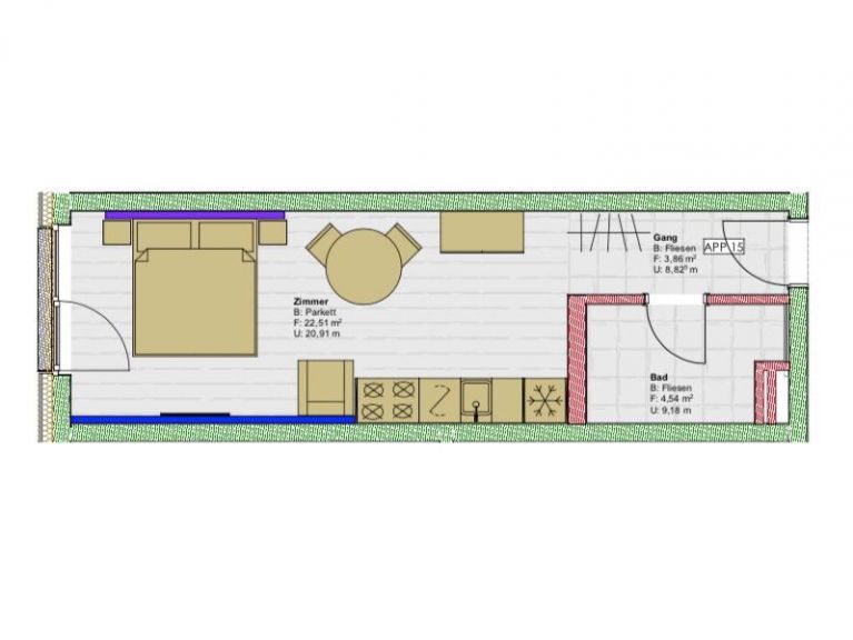 Appartement Residenz Illyrica Tirol studio