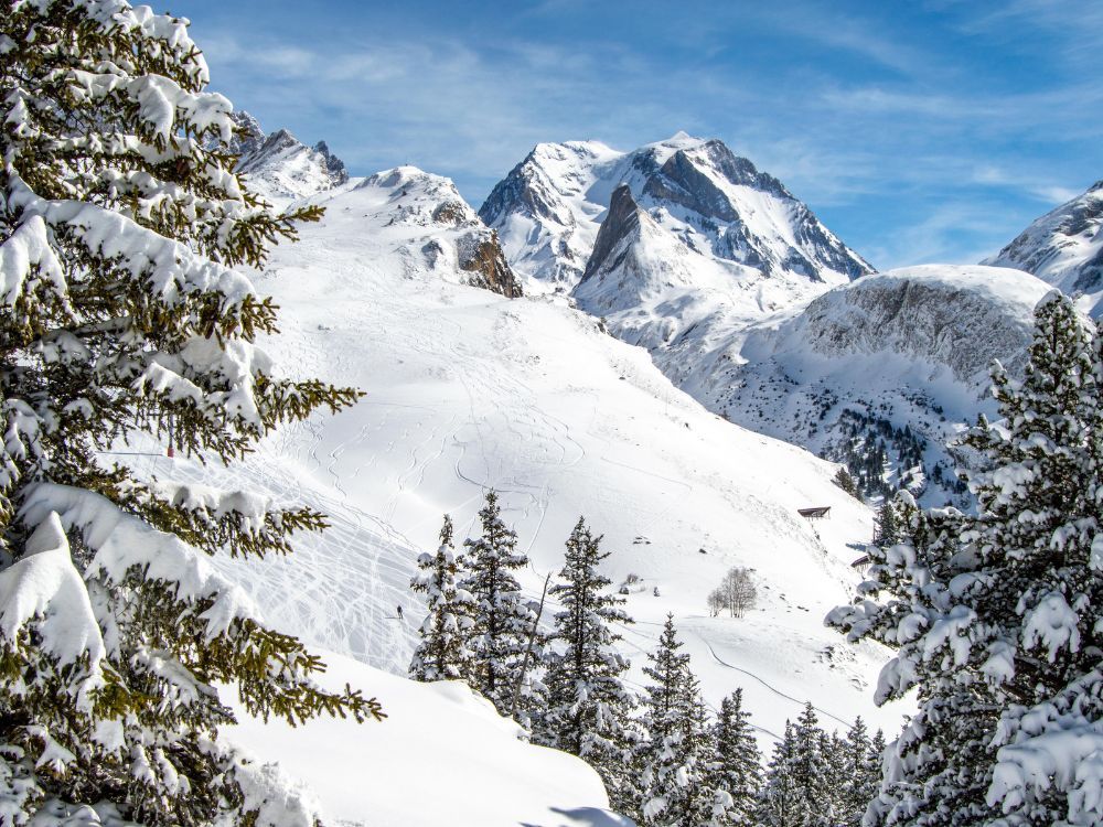 Natuurfoto winter in Pralognan-la-Vanoise