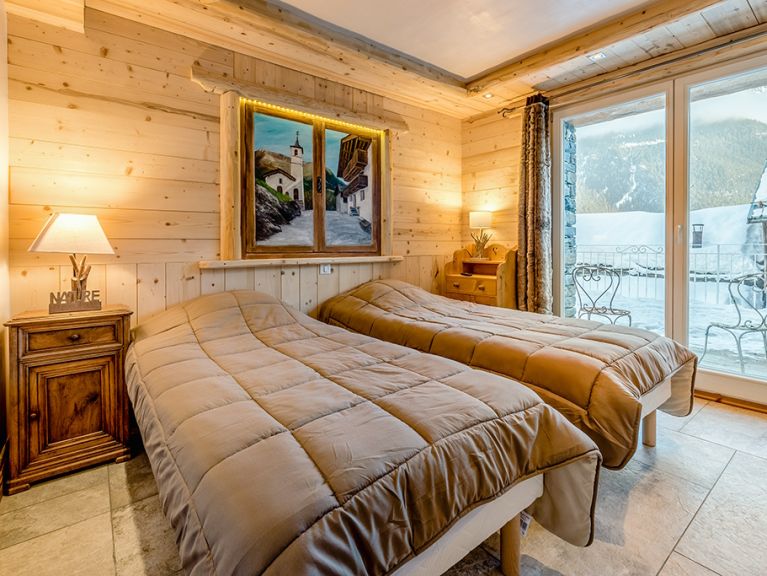 Chalet Le Pré Rene, met sauna en buiten-whirlpool