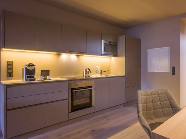 Appartement Postresidenz Grünberg met privé-infrarood cabine