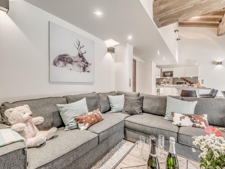 Chalet-appartement Eagle Lodge met whirlpool