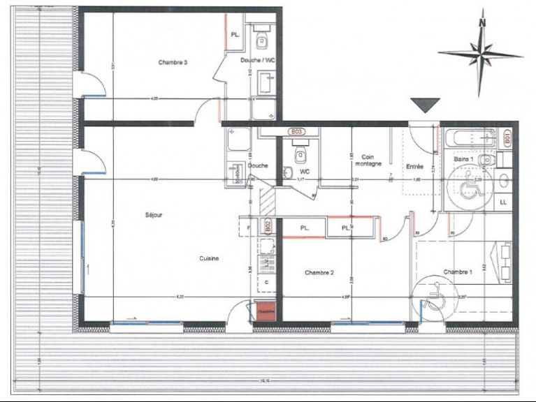 Appartement Les Loges Blanches 2e etage