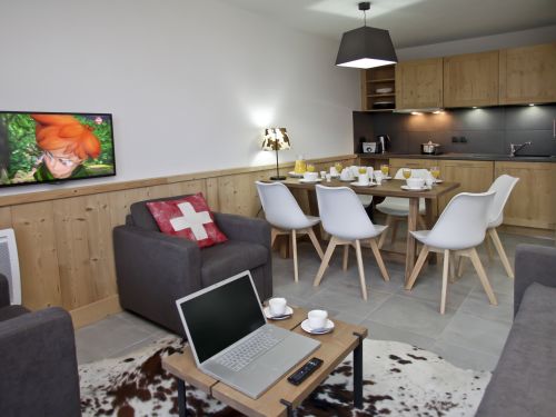 Chalet-appartement Les Fermes de Châtel met cabine - 4-6 personen