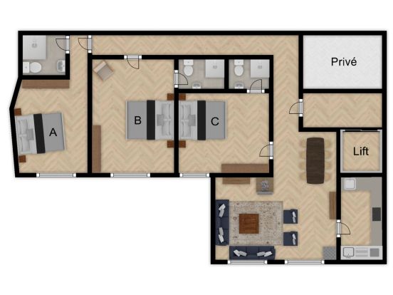 Chalet-appartement Rendlblick-9