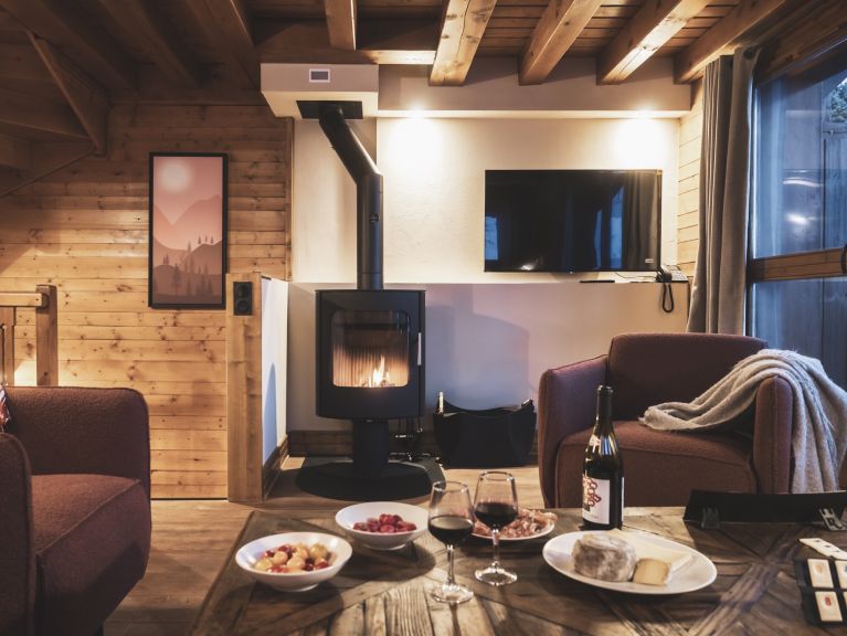 Chalet-appartement Montagnettes Hameau de la Sapinière met sauna - gerenoveerd