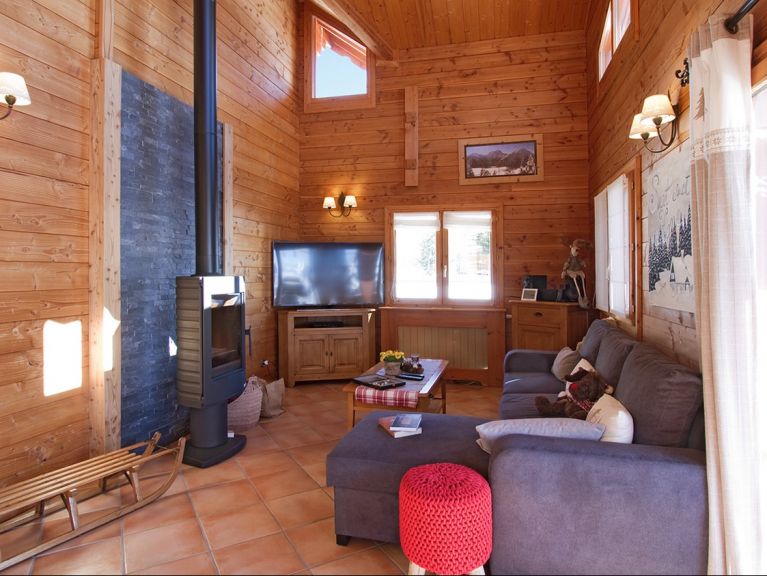 Chalet Le Panorama met buiten-whirlpool