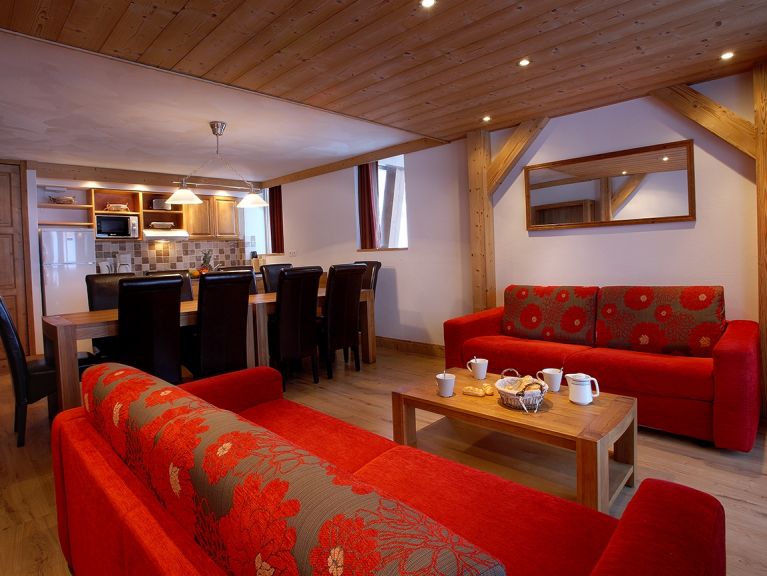 Chalet-appartement La Cime des Arcs met sauna