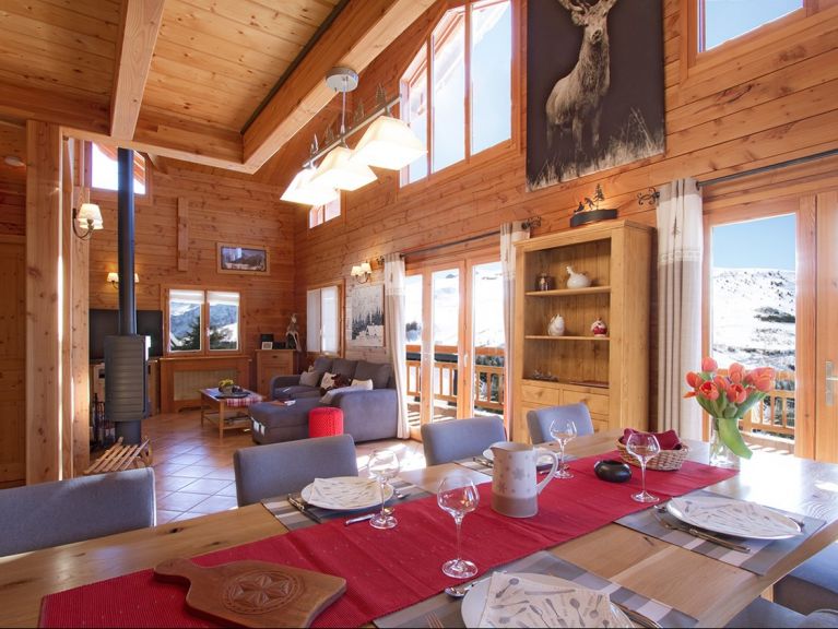 Chalet Le Panorama met buiten-whirlpool
