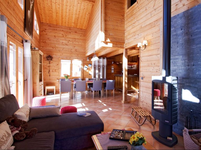 Chalet Le Panorama met buiten-whirlpool