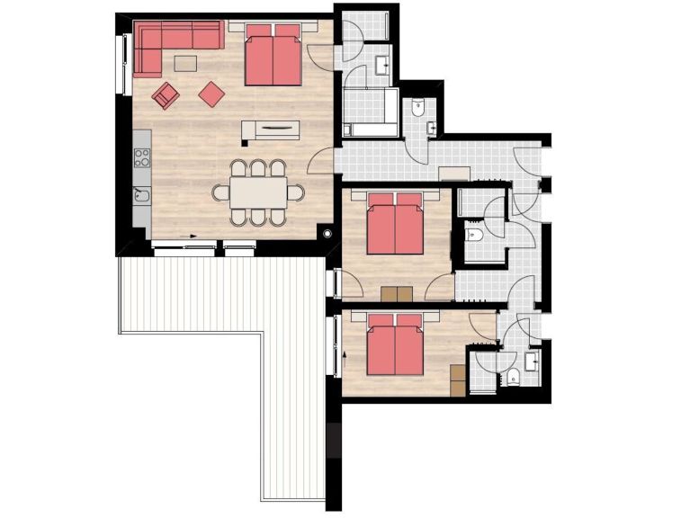 Chalet-appartement AlpenParks Sonnleiten