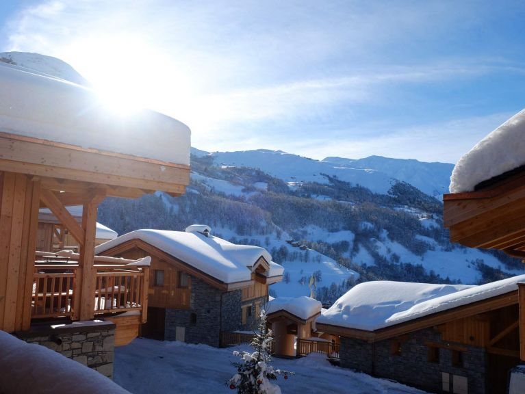 Chalet Caseblanche Susan met houtkachel