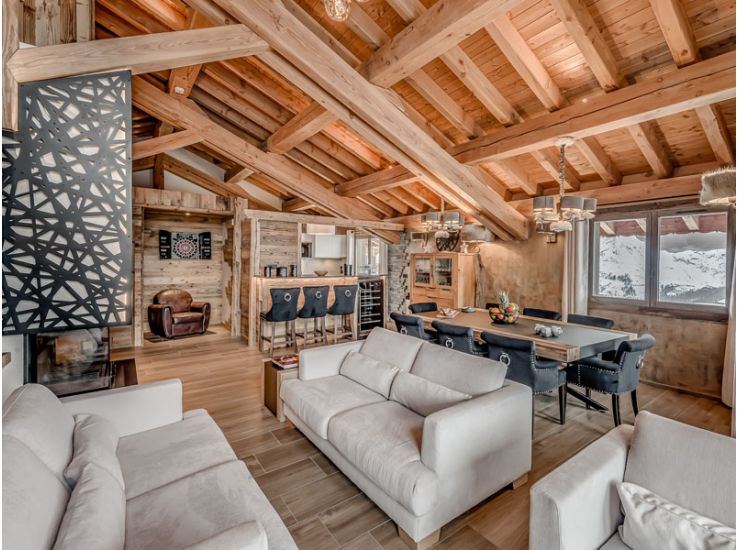 Woonkamer exclusief chalet