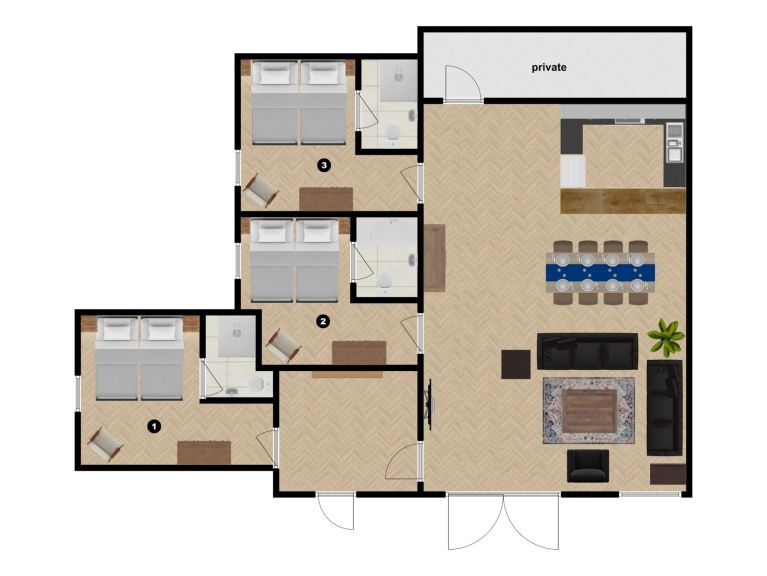 Chalet Okke inclusief catering