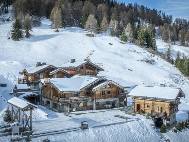 Chalet du Cocoon Pierra Menta 2 met sauna en gedeelde buiten-whirlpool