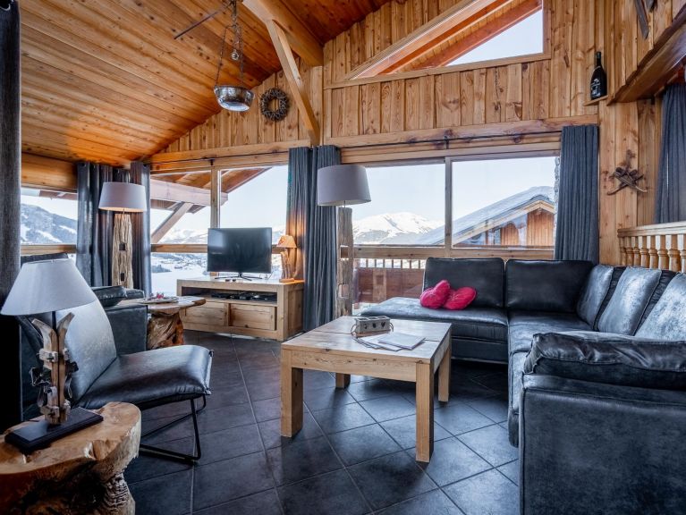 Chalet De Vallandry Le Dahu met sauna
