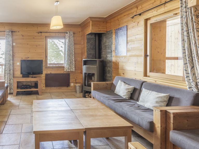 Chalet-appartement Dame Blanche 28 (combinatie 2x 14) personen met twee sauna's