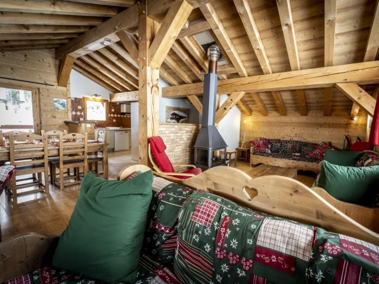 Chalet du Cocoon Pierra Menta 2 met sauna en gedeelde buiten-whirlpool
