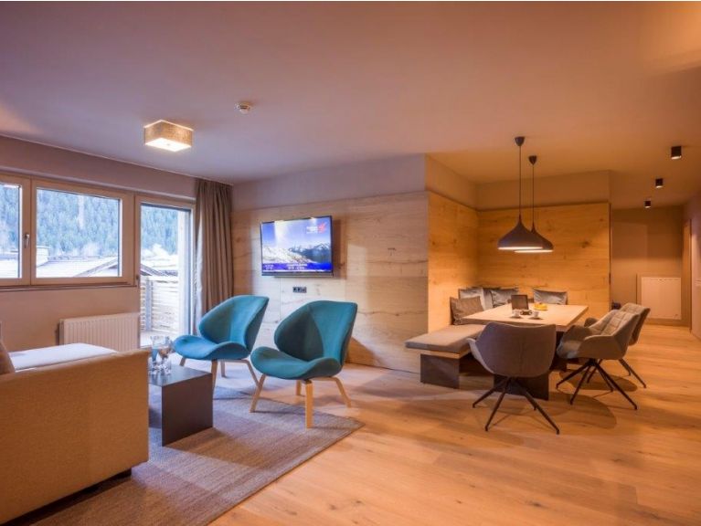 Appartement Postresidenz Edelweiss met privé-sauna