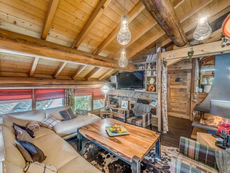 Chalet Iseran met buiten-whirlpool, sauna en hammam
