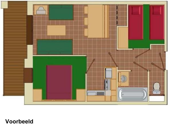 Chalet-appartement Les Balcons de Val Cenis Le Haut Type 1 met cabine