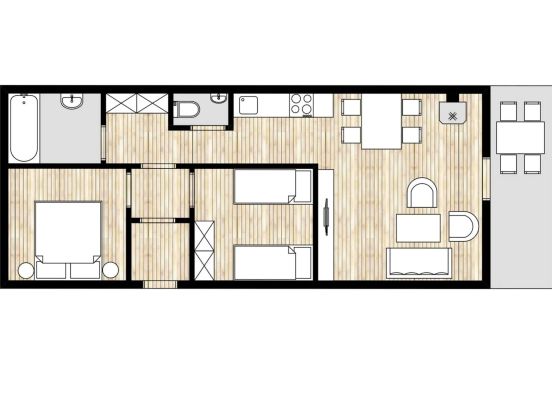Chalet-appartement AlpenParks Rehrenberg-9