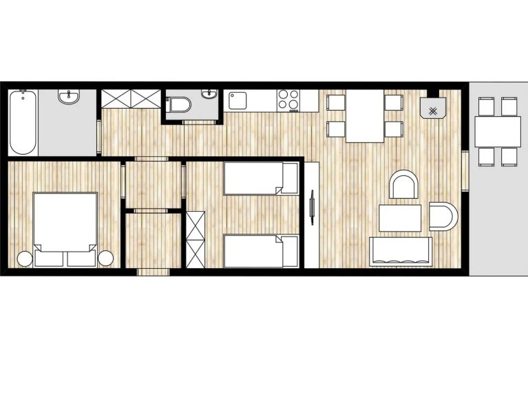Chalet-appartement AlpenParks Rehrenberg Classic