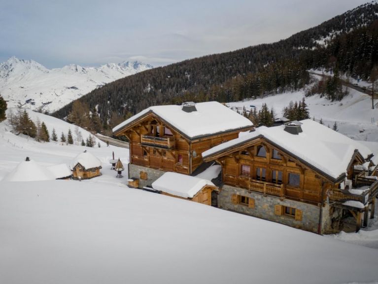 Chalet du Cocoon Pierra Menta 2 met sauna en gedeelde buiten-whirlpool
