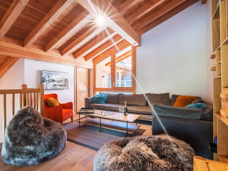 Chalet Caseblanche zondag t/m zondag Landenoire met houtkachel, sauna en whirlpool