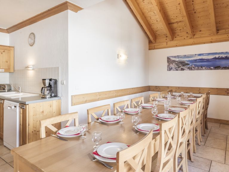 Chalet-appartement Dame Blanche 28 (combinatie 2x 14) personen met twee sauna's