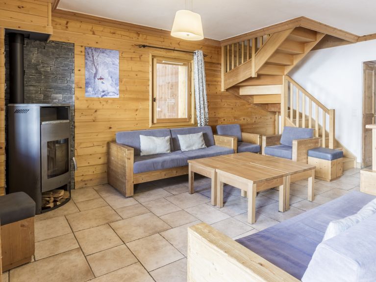 Chalet-appartement Dame Blanche 28 (combinatie 2x 14) personen met twee sauna's