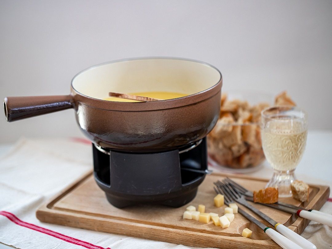 Zwitserse kaasfondue