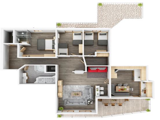 Chalet-appartement Werner und Anja-18