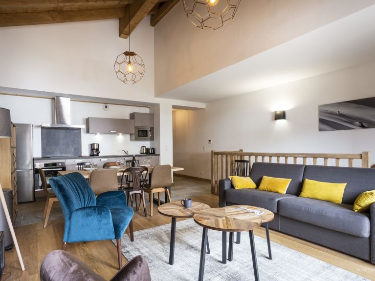 Chalet-appartement Le Diamant des neiges Bergzicht