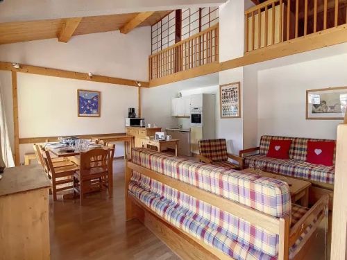 Appartement Résidence Le Hors Piste met mezzanine - 8 personen