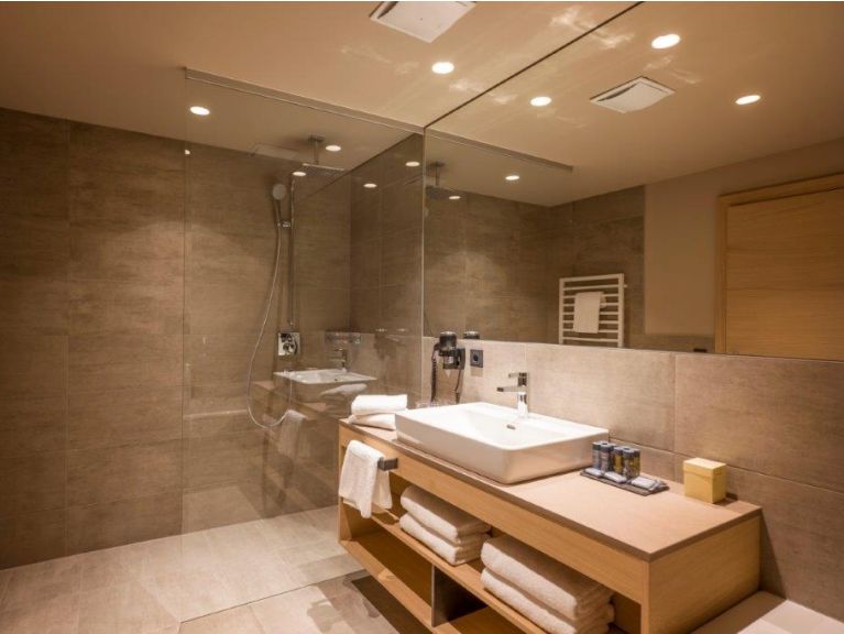 Appartement Postresidenz Edelweiss met privé-sauna