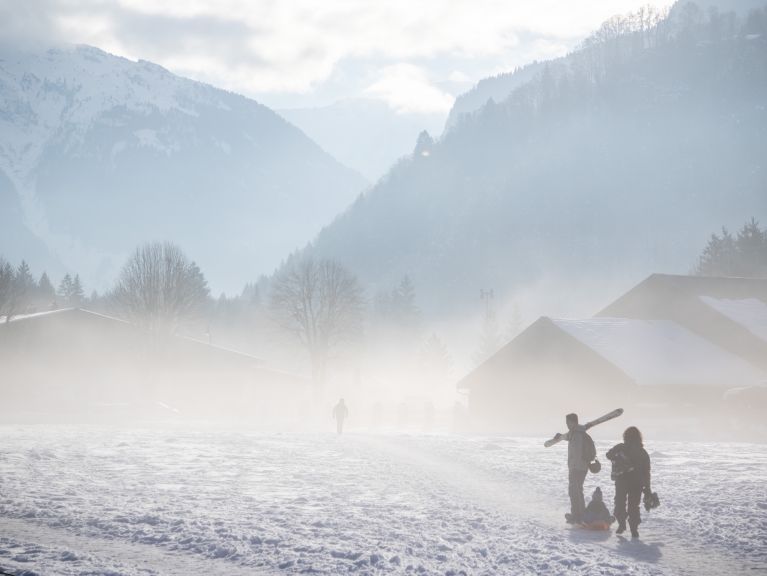 Appartement Club MMV Samoëns Village bergzicht