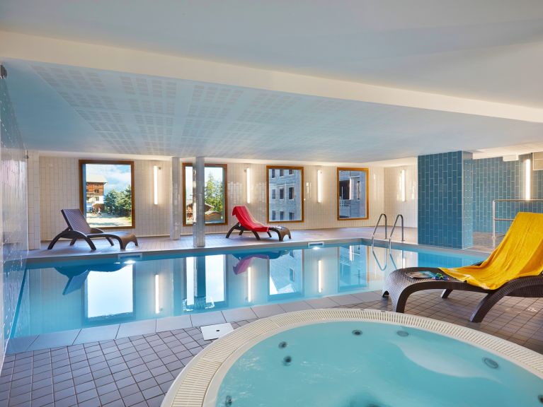 Chalet-appartement Le Hameau met cabine