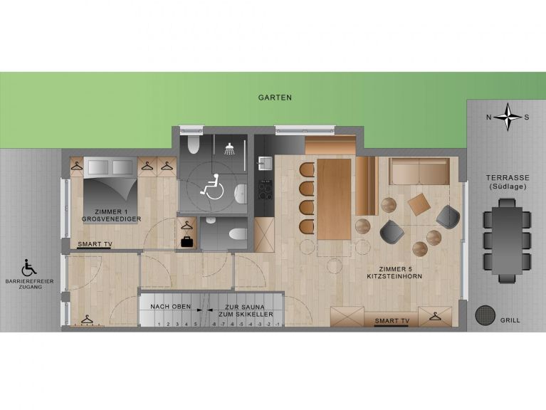 Chalet Bergbiber Appartement A