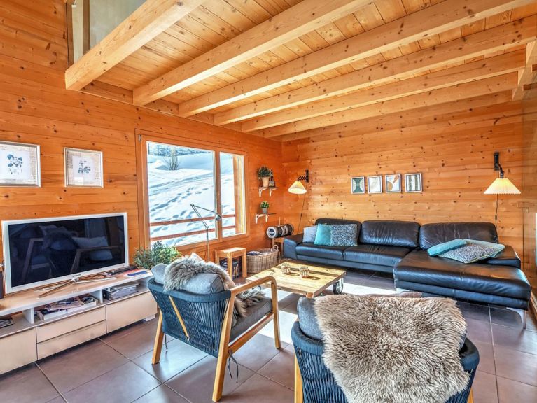 Chalet sur Piste met privé-sauna