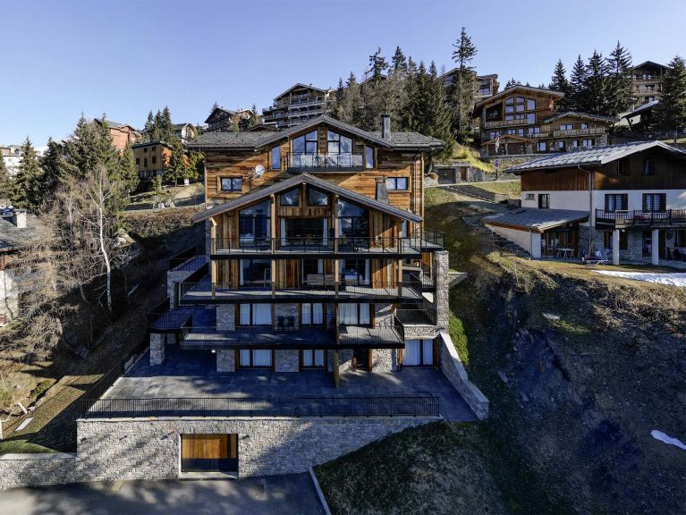 Appartement Résidence L'Orée du Bois met buiten-whirlpool