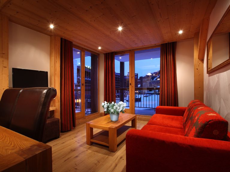 Chalet-appartement La Cime des Arcs met cabine